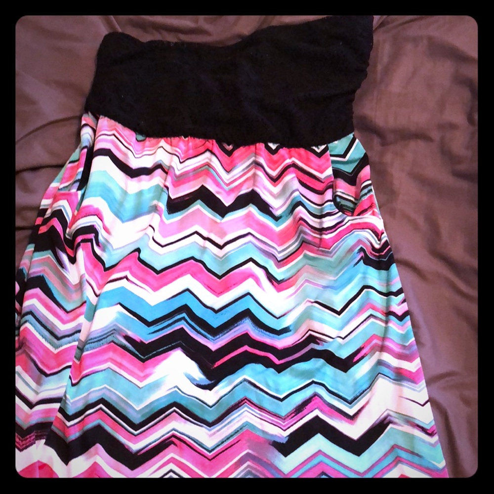 Long Strapless Dress
